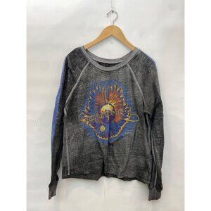 Trunk LTD Women's Gray Journey Pullover Size Small Paint Splatter Distressed